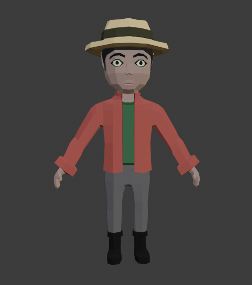 low poly snowman preview image 2